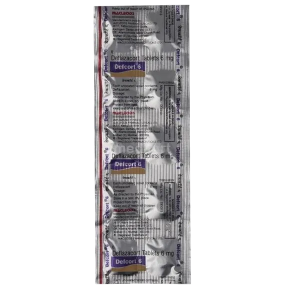 defcort 6mg tablet 10's